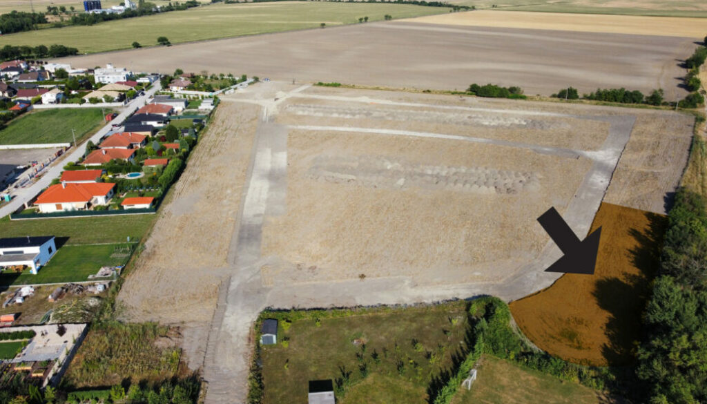 pozemky, domy na kľúč, výstavba, Báč, etapa 1
